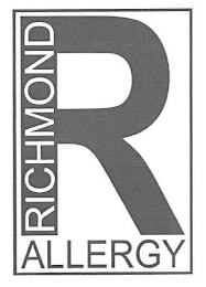 R RICHMOND ALLERGY logo