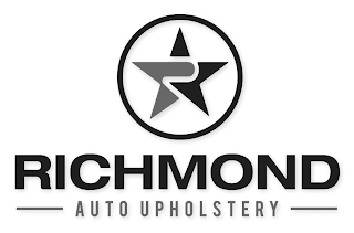 R RICHMOND AUTO UPHOLSTERY logo
