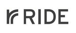 R RIDE logo