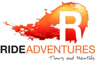 R RIDEADVENTURES TOURS AND RENTALS logo