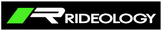 R RIDEOLOGY logo