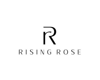 R RISING ROSE logo