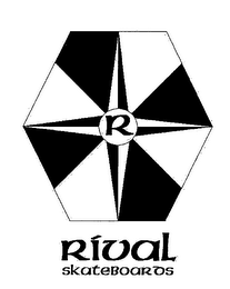 R RIVAL SKATEBOARDS logo