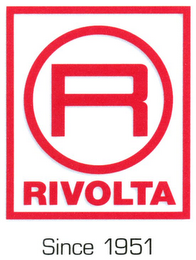 R RIVOLTA SINCE 1951 logo