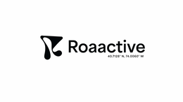 R ROAACTIVE 40.7128° N, 74.0060° W logo
