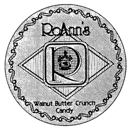 R ROANN'S WALNUT BUTTER CRUNCH CANDY logo
