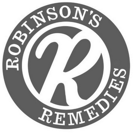 R ROBINSON'S REMEDIES logo