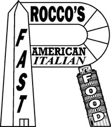 R ROCCO'S AMERICAN ITALIAN FAST FOOD logo