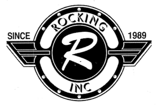 R ROCKING INC SINCE 1989 logo