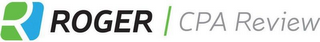 R ROGER CPA REVIEW logo