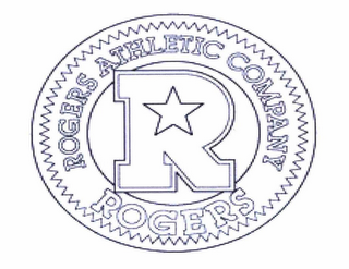 R ROGERS ATHLETIC COMPANY ROGERS logo
