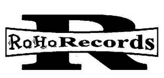 R ROHO RECORDS logo