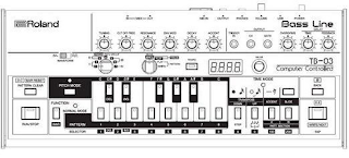 R ROLAND IN MIDI OUT MIX IN OUTPUT PHONES VOLUME USB POWER BASS LINE TUNING CUTT OFF FREQ RESONANCE ENV MOD DECAY ACCENT TRIGGER IN OUTPUT CV GATE OVERDRIVE DELAY TIME FEEDBACK WAVEFORM TRACK PATT. GROUP I II III IV 1 2 3 4 5 6 7 MODE WRITE PLAY TRACK PLAY WRITE PATTERN TEMPO VALUE TB-03 COMPUTER CONTROLLED D.C. BAR RESET PATTERN CLEAR PITCH MODE C C# D D# E F F# G G# A A# B C TIME MODE BACK RUN/STOP FUNCTION BAR NORMAL MODE PATTERN SECTOR DEL INS 1 2 3 4 5 6 7 8 SELECTOR 1 DEL 2 INS 3 4 5 6 7 8 9 0 100 200 TRANSPOSE DOWN UP STEP 3 ACCENT SLIDE A B PATT. SECTION D.S. WRITE/NEXT TAP logo