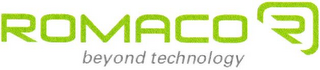 R ROMACO BEYOND TECHNOLOGY logo