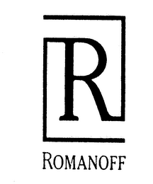 R ROMANOFF logo