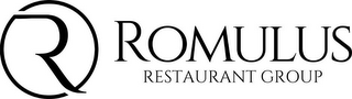 R ROMULUS RESTAURANT GROUP logo