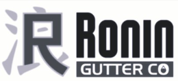R RONIN GUTTER CO logo