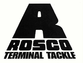 R ROSCO TERMINAL TACKLE logo