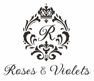 R ROSES & VIOLETS logo