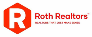 R ROTH REALTORS REALTORS THAT JUST MAKE SENSE logo