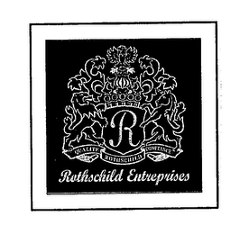 R ROTHSCHILD ENTREPRISES QUALITE ROTHSCHILD CONFIANCE logo