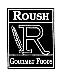R ROUSH GOURMET FOODS logo