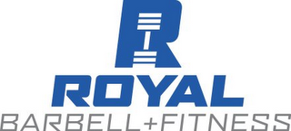 R ROYAL BARBELL+FITNESS logo