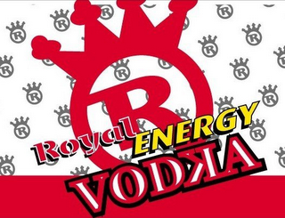 R ROYAL ENERGY VODKA logo