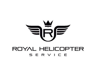 R ROYAL HELICOPTER SERVICE logo