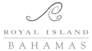 R ROYAL ISLAND BAHAMAS logo