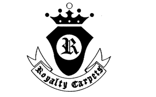 R ROYALTY CARPETS logo