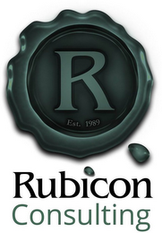 R RUBICON CONSULTING EST. 1989 logo