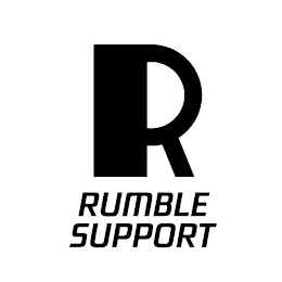 R RUMBLE SUPPORT logo