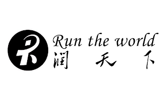 R RUN THE WORLD logo