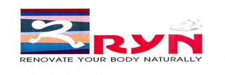 R RYN RENOVATE YOUR BODY NATURALLY logo