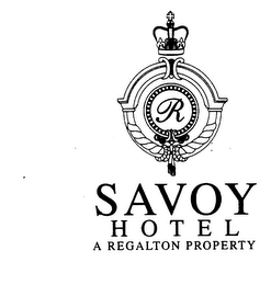 R SAVOY HOTEL A REGALTON PROPERTY logo