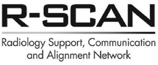 R-SCAN RADIOLOGY SUPPORT, COMMUNICATION AND ALIGNMENT NETWORK logo