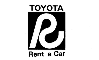R TOYOTA RENT A CAR logo