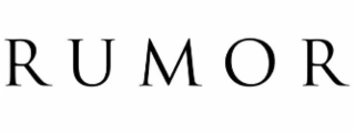 R U M O R logo