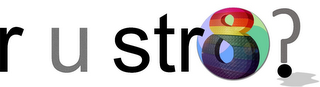 R U STR8 ? logo