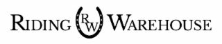 R W RIDING WAREHOUSE logo