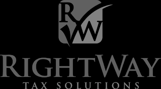R W RIGHTWAY TAX SOLUTIONS logo