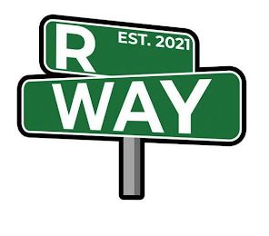 R WAY EST. 2021 logo