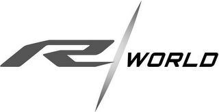R WORLD logo