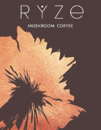 R Y Z E MUSHROOM COFFEE logo