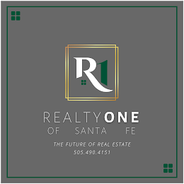 R1 REALTY ONE OF SANTA FE THE FUTURE OF REAL ESTATE logo