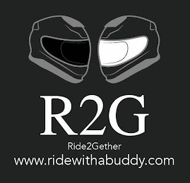 R2G RIDE2GETHER WWW.RIDEWITHABUDDY.COM logo