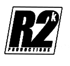 R2K PRODUCTIONS logo
