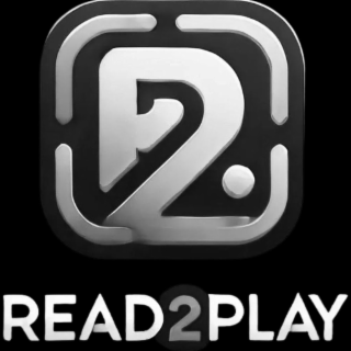 R2P. READ2PLAY logo