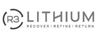 R3 LITHIUM RECOVER | REFINE | RETURN logo